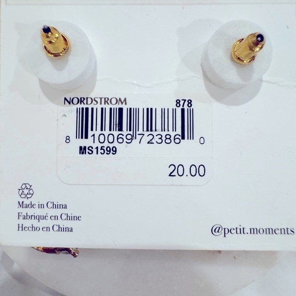 Petite Moments Paperclip and Pearl Gold tone Necklace. NWT. 18 inch - Picture 2 of 6